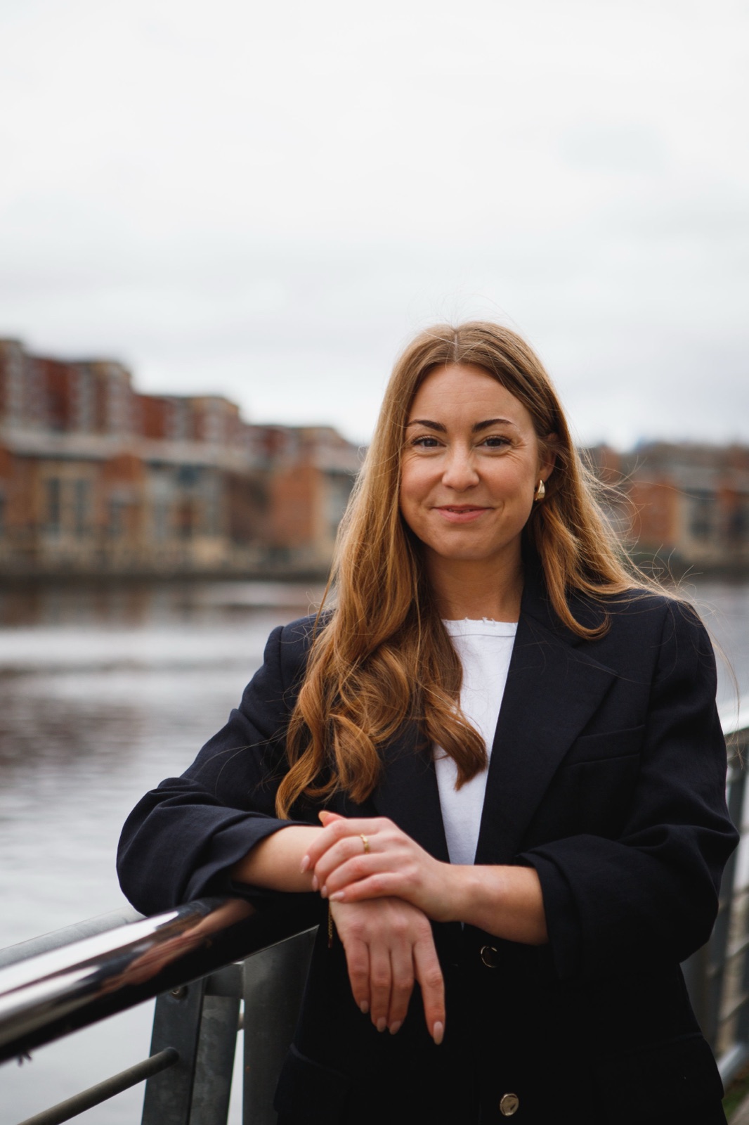 Melissa Jones, founder of Culture Kind, on the Newcastle quayside